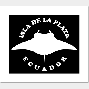 Isla De La Plata Ecuador | Scuba Diving With Manta Ray Posters and Art